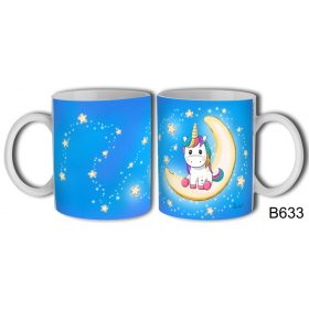 Bögre 3 dl - Unikornis a holdon