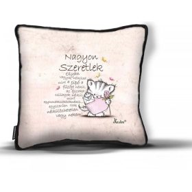 Nagyon Szeretlek cica - Díszpárna