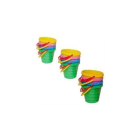 Műanyag homokozóvödör - 13 cm, többféle