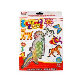 Vasalható gyöngyök sablonnal - papagáj