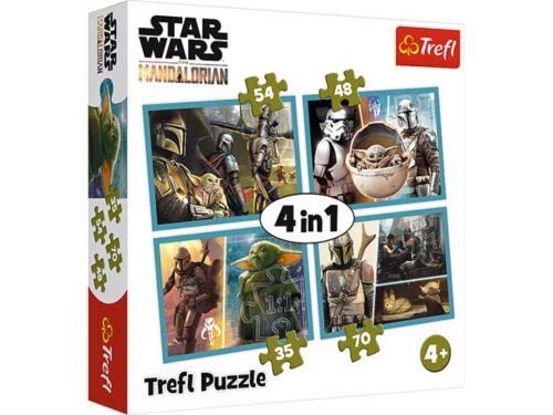 Star Wars: The Mandalorian 4 az 1-ben puzzle - Trefl