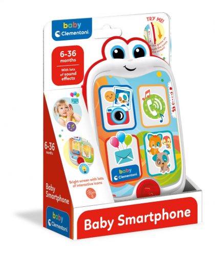 Baby Smartphone - Első okostelefonom baba játék - Clementoni 