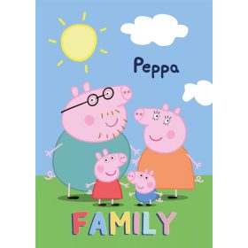 Peppa malac Family polár takaró 100x140cm 