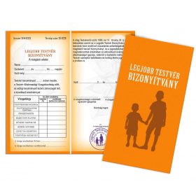 Bizonyítvány - Legjobb testvér bizonyítvány