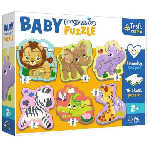 Trefl Baby: Szafari puzzle szett