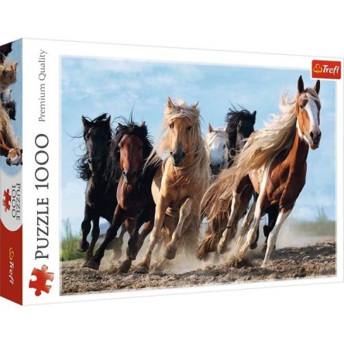 Trefl: Vágtázó lovak puzzle - 1000 darabos