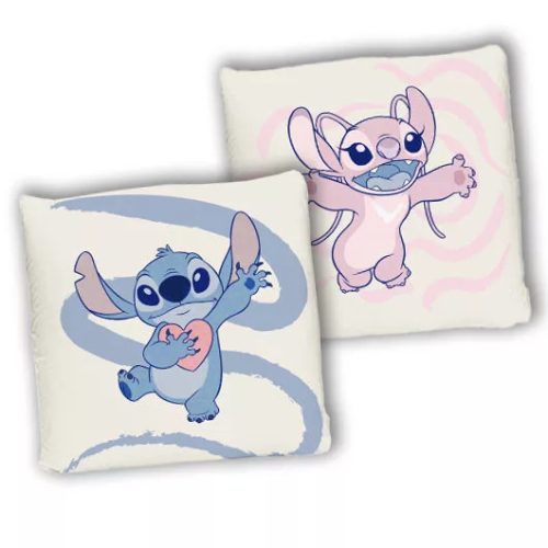 Disney Lilo és Stitch, A csillagkutya Lovers párna, díszpárna 40x40 cm 