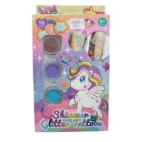 Csillámtetoválás - unikornis