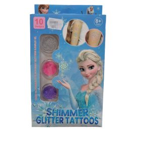 Jégvarázs csillámtetoválás szett