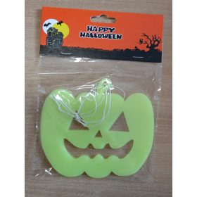 Halloween sötétben világítós tök akasztóval