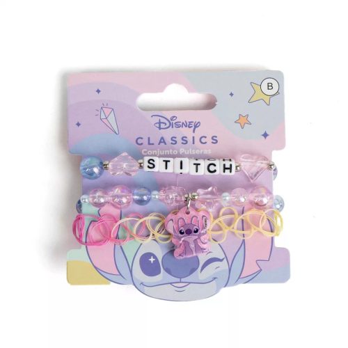 Disney Lilo és Stitch, A csillagkutya Angel karkötő szett 3 db-os 