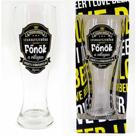 Legnagyszerűbb Főnöknek - Söröspohár, 665 ml