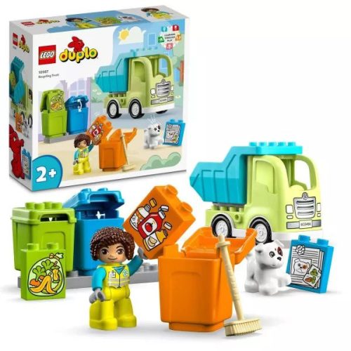 LEGO® DUPLO®: Városi kalandok Szelektív kukásautó 10987