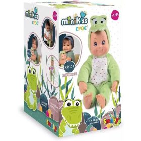 Minikiss: Croc puszit adó interaktív játékbaba, 30 cm