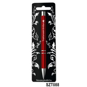   Gravírozott szines golyóstoll 13,6 cm - Traktorosok Királya 