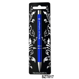   Gravírozott szines golyóstoll 13,6 cm - Boldog 60 Szülinapot!