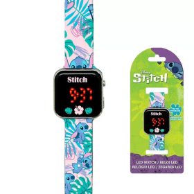   Disney Lilo és Stitch, A csillagkutya Leaf digitális LED karóra 