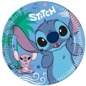  Disney Lilo és Stitch, A csillagkutya Angel papírtányér 8 db-os 20 cm FSC 