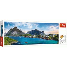 Lofoten - Norvégia, 500 darabos Trefl panoráma puzzle
