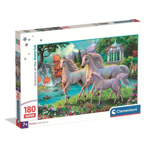 Unikornis Waterfall 180 db-os puzzle Clementoni 