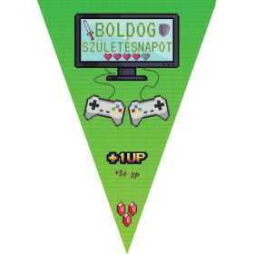 Boldog születésnapot zászló, Gamer