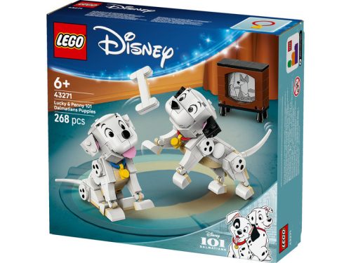 LEGO Disney classic 43271 101 kiskutya: kuksi és pelyhes dalmatakölykök