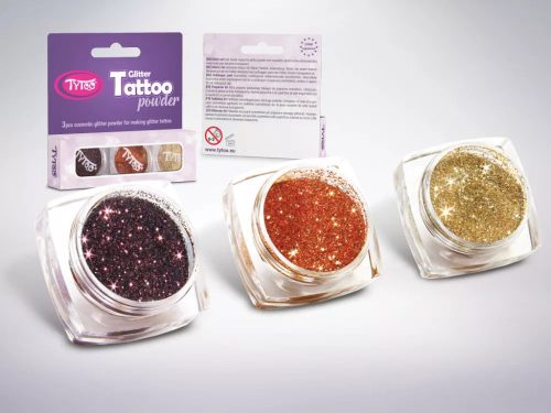 TyToo Csillámpor szett 3 x 2,5 ml Barna, Világosbarna, Pezsgő