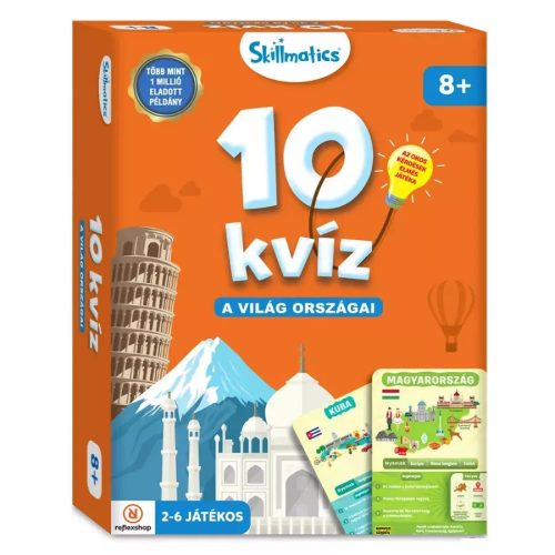 10 kvíz: A világ országai társasjáték 