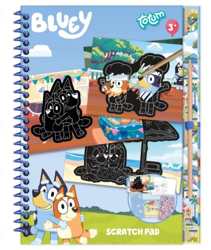 Bluey Fun scratch képkarcoló készlet és activity szett 