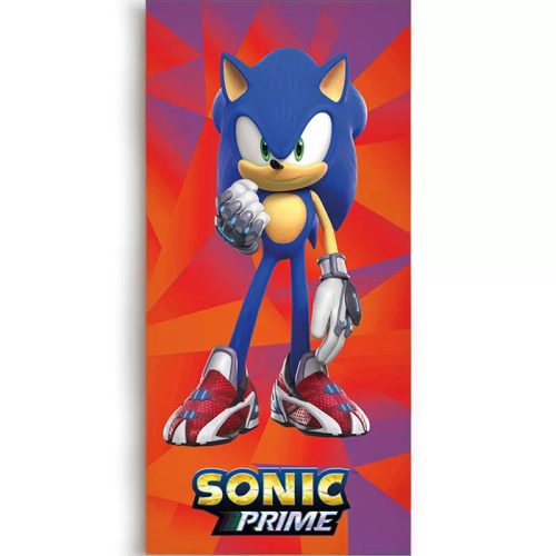 Sonic a sündisznó Prime fürdőlepedő, strand törölköző 70x140cm 