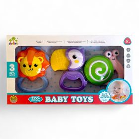 Bébi csörgő 3 db