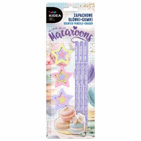 Illatos írószer, suli szett, 6 db-os, macaroons, Kidea