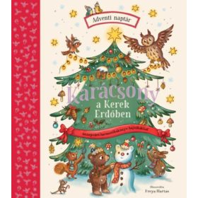   Karácsony a Kerek Erdőben - Ünnepváró harmonikakönyv hajtókákkal - Adventi naptár