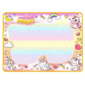   Vízzel festhető rajzszőnyeg unikornis mintával - 78 x 59 cm