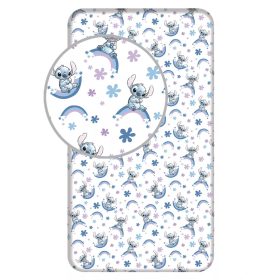  Disney Lilo és Stitch, A csillagkutya Rainbow gumis lepedő 90x200 c